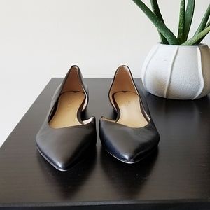 Via Spiga | Black leather flats